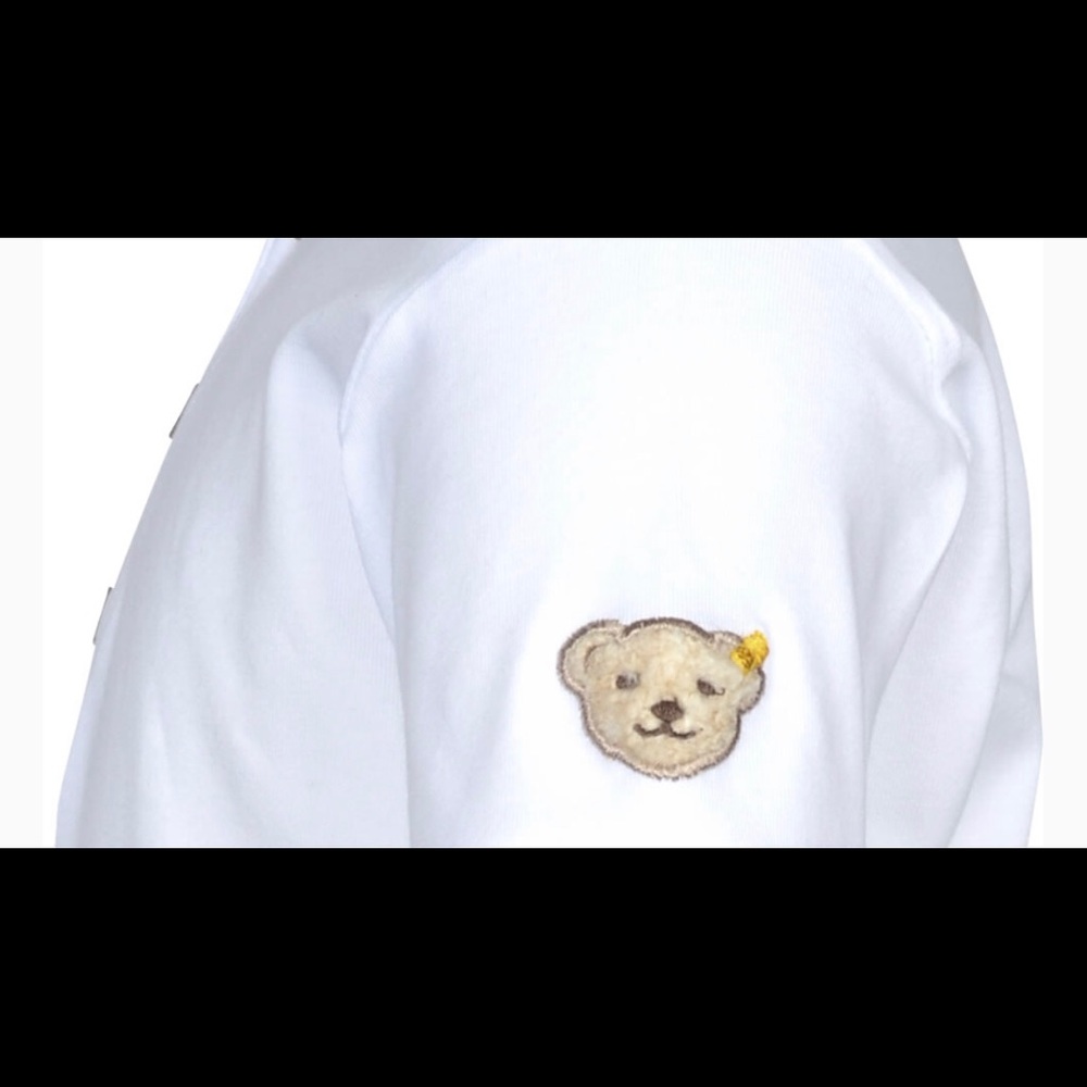 Steiff Bear Polo shirt white boys 2